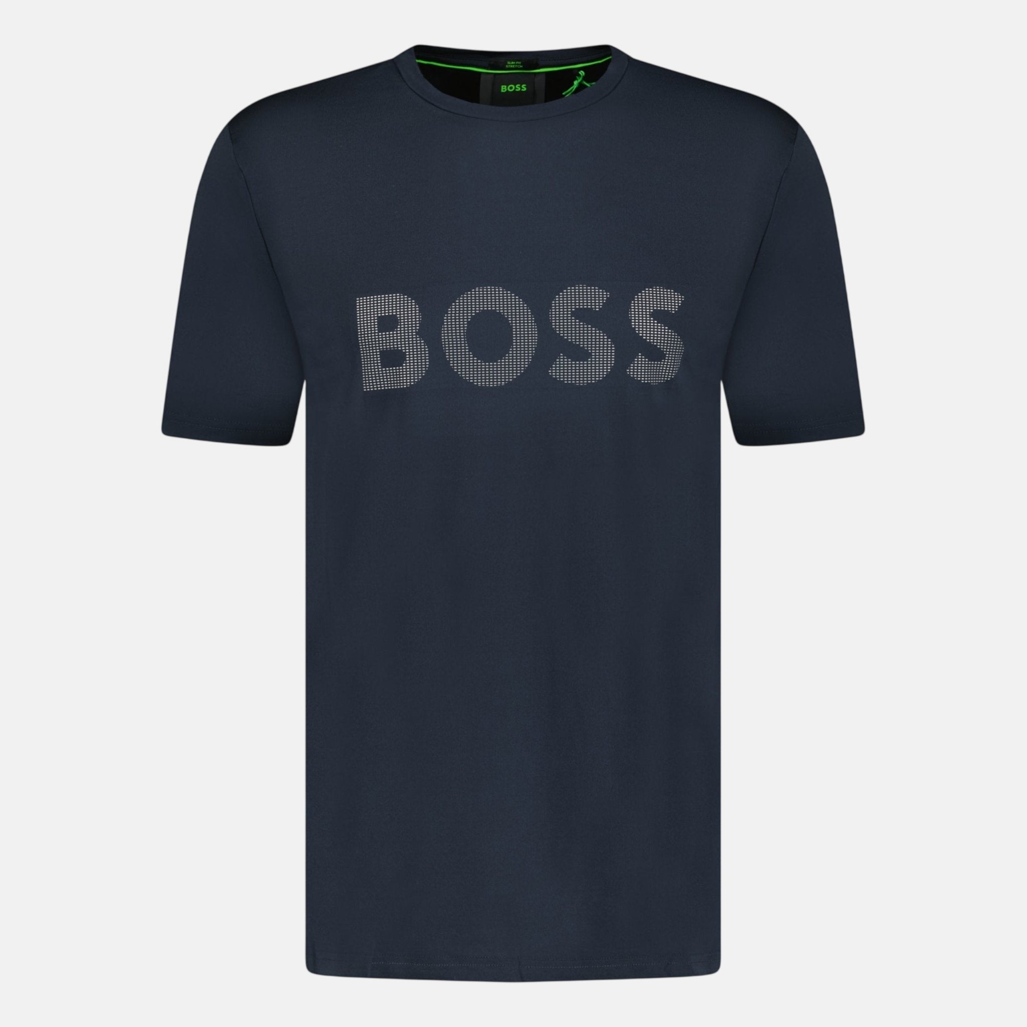 BOSS Active Logo - Print T-Shirt Navy – B17 | Studio DOS by Designer Outlet Sales
