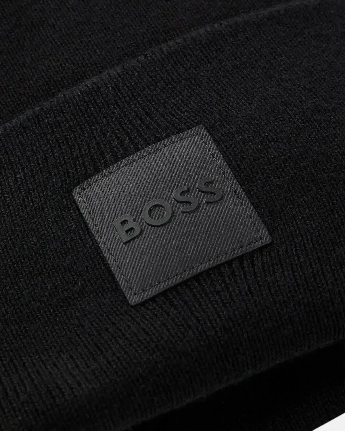 BOSS FANTASTICO COTTON BEANIE BLACK – HUGO-BOSS-50529442-001 | Studio DOS by Designer Outlet Sales