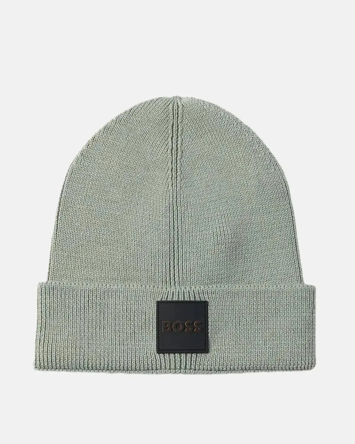 BOSS FOXXY WOOL MIX BEANIE LIGHT GREEN – HUGO-BOSS-50546155-351-OS | Studio DOS by Designer Outlet Sales