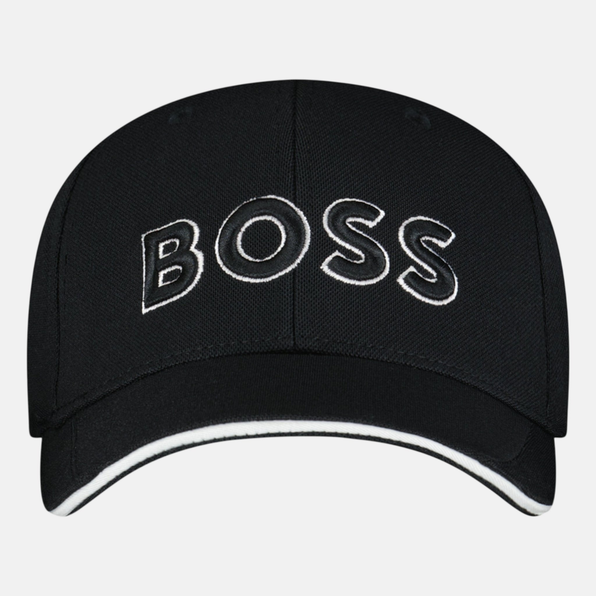 BOSS Logo Embroidered Cap Black – Hat Box 7 | Studio DOS by Designer Outlet Sales