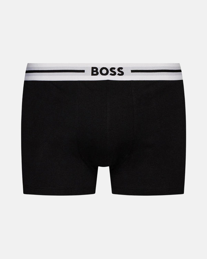 BOSS MENS 3 PACK BOLD TRUNKS BLACK MUSTARD KHAKI-Designer Outlet Sales