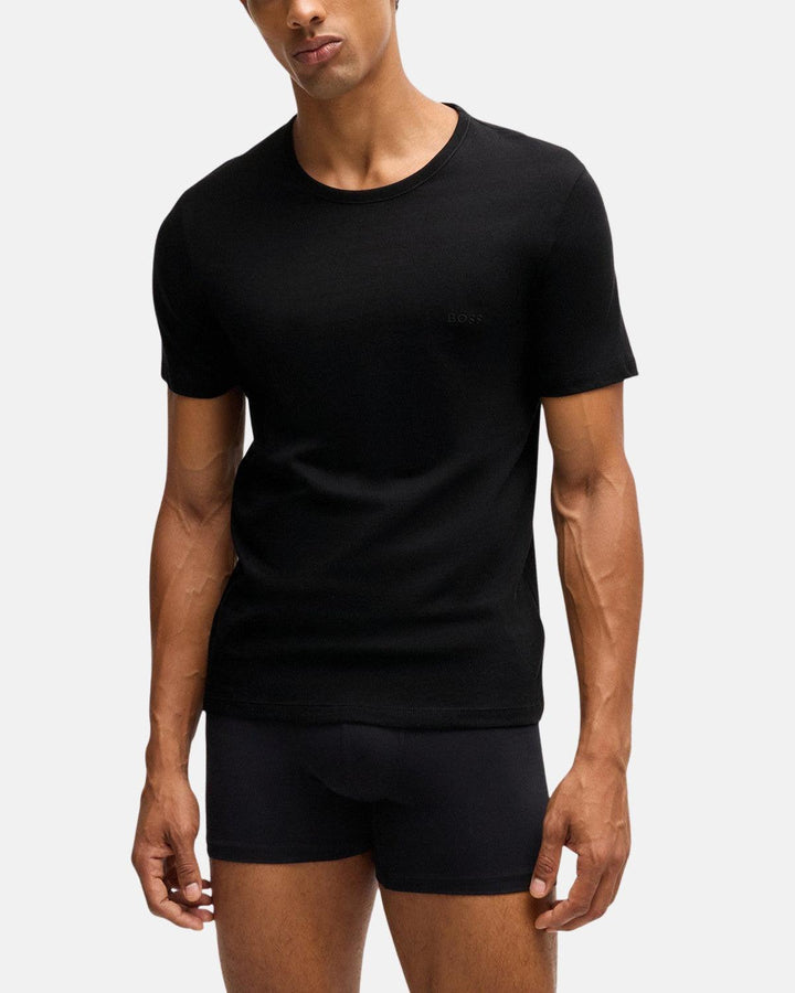 BOSS MENS 3-PACK T-SHIRTS BLACK – DESIGNER OUTLET SALES