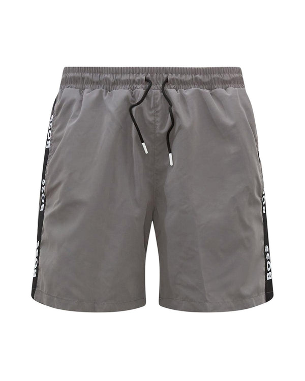 BOSS MENS ACE SWIM SHORTS GREY-Designer Outlet Sales