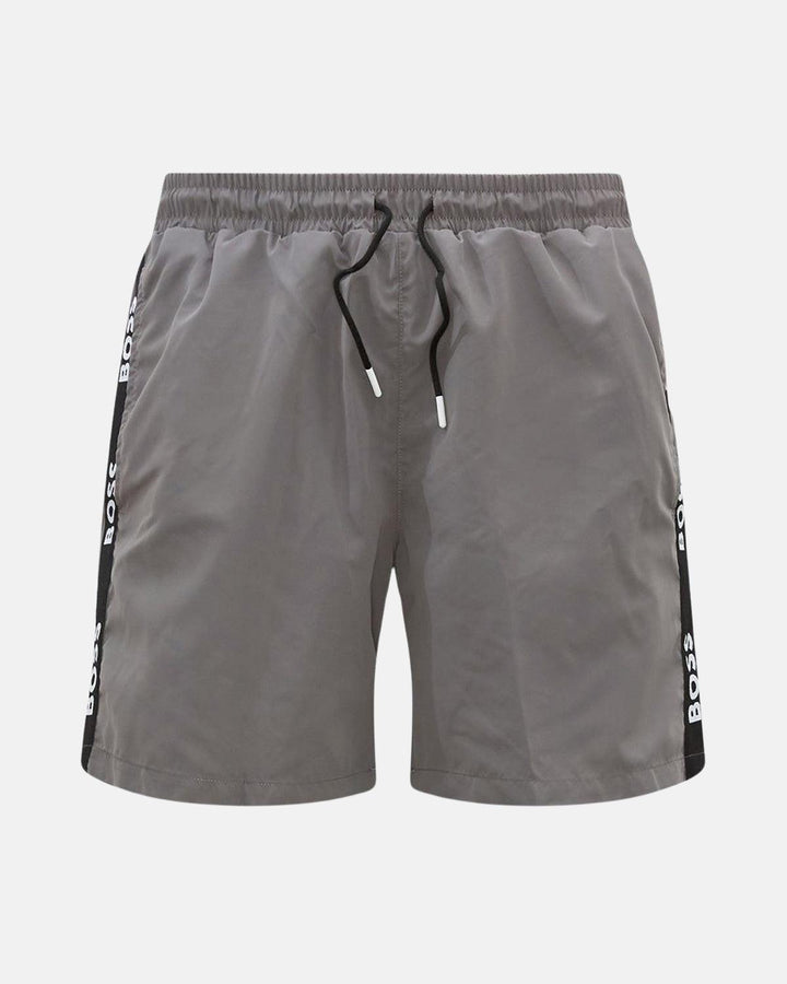 BOSS MENS ACE SWIM SHORTS GREY-Designer Outlet Sales