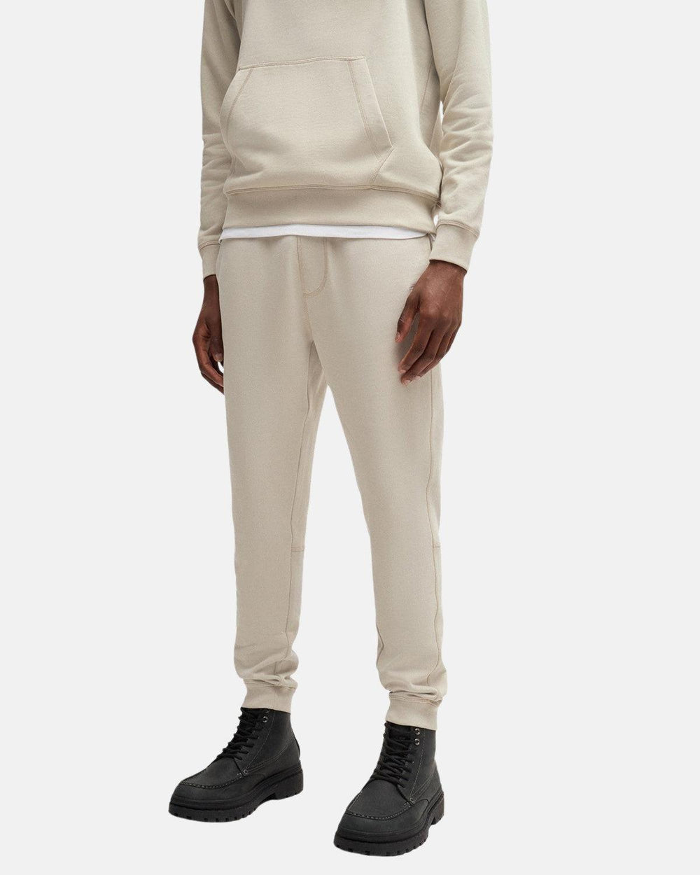BOSS MENS HADIKO JOGGERS LIGHT BEIGE – DESIGNER OUTLET SALES