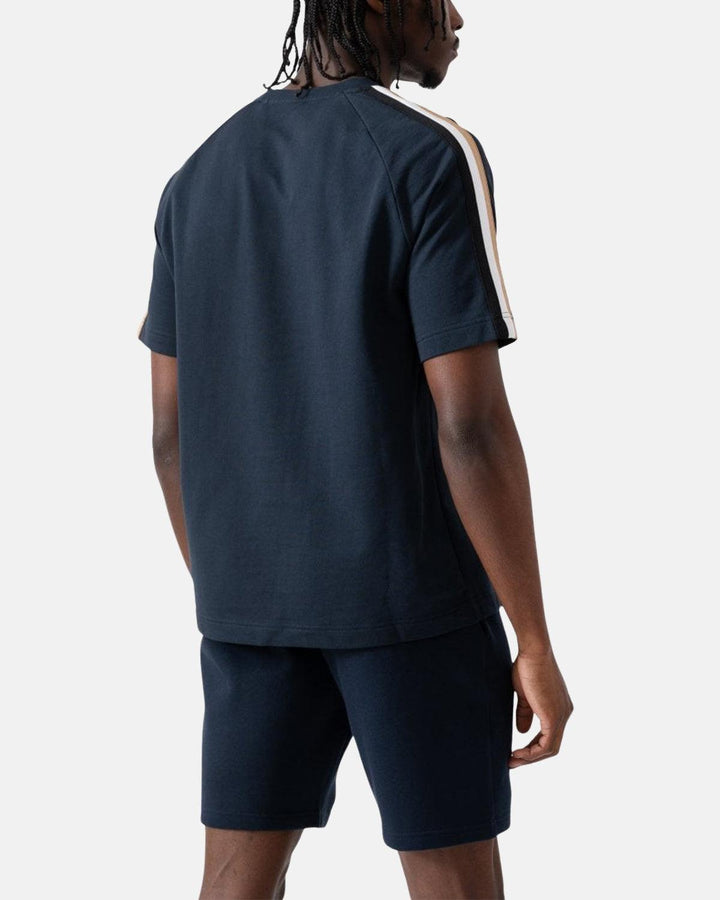 BOSS MENS ICONIC T-SHIRT DARK BLUE-Designer Outlet Sales