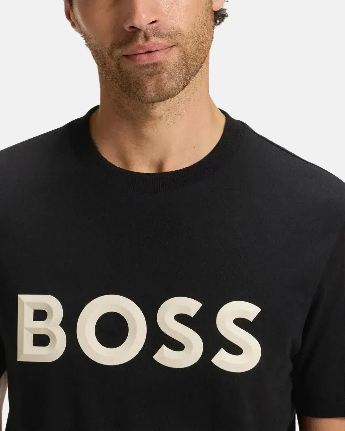 BOSS MENS ICONIC ZONE T - SHIRT BLACK – HUGO-BOSS-50548411-001-S | Studio DOS by Designer Outlet Sales
