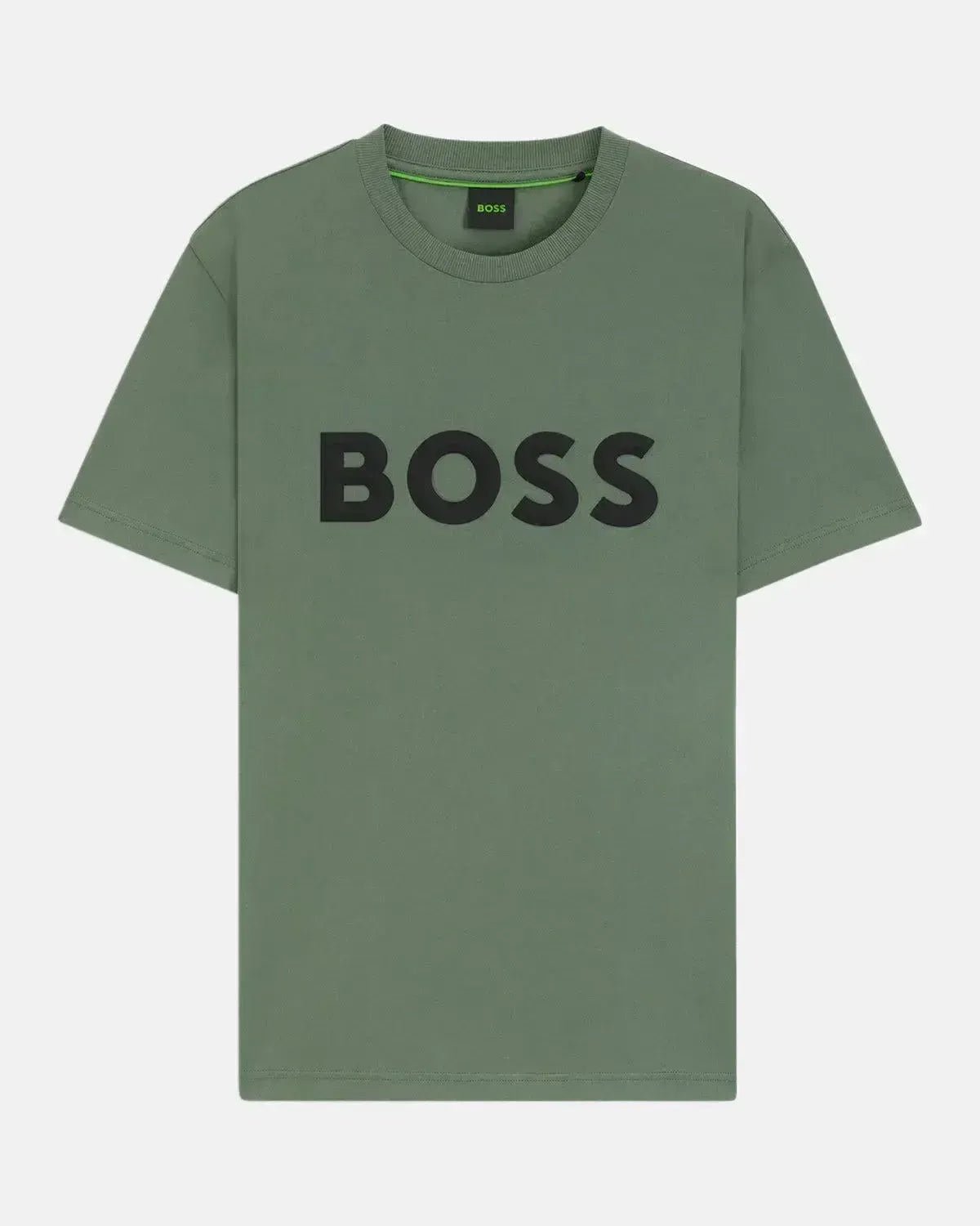BOSS MENS ICONIC ZONE T - SHIRT OPEN GREEN – HUGO-BOSS-50548411-358-S | Studio DOS by Designer Outlet Sales