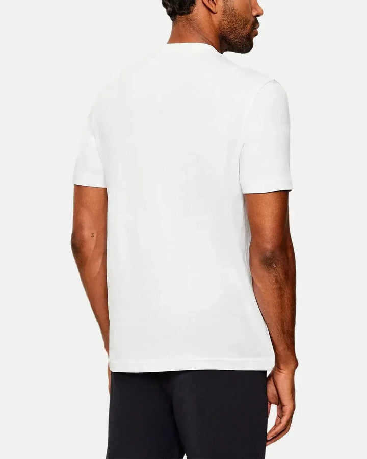BOSS MENS ICONIC ZONE T-SHIRT WHITE-Designer Outlet Sales