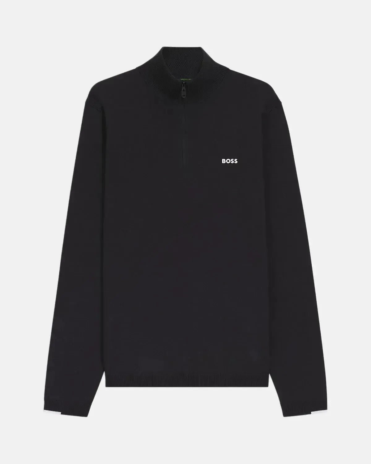 BOSS MENS K - EVERX 1/4 ZIP COTTON KNIT DARK BLUE – BOSS MENS K-EVERX 1/4 ZIP COTTON KNIT DARK BLUE-50541965-402-S | Studio DOS by Designer Outlet Sales