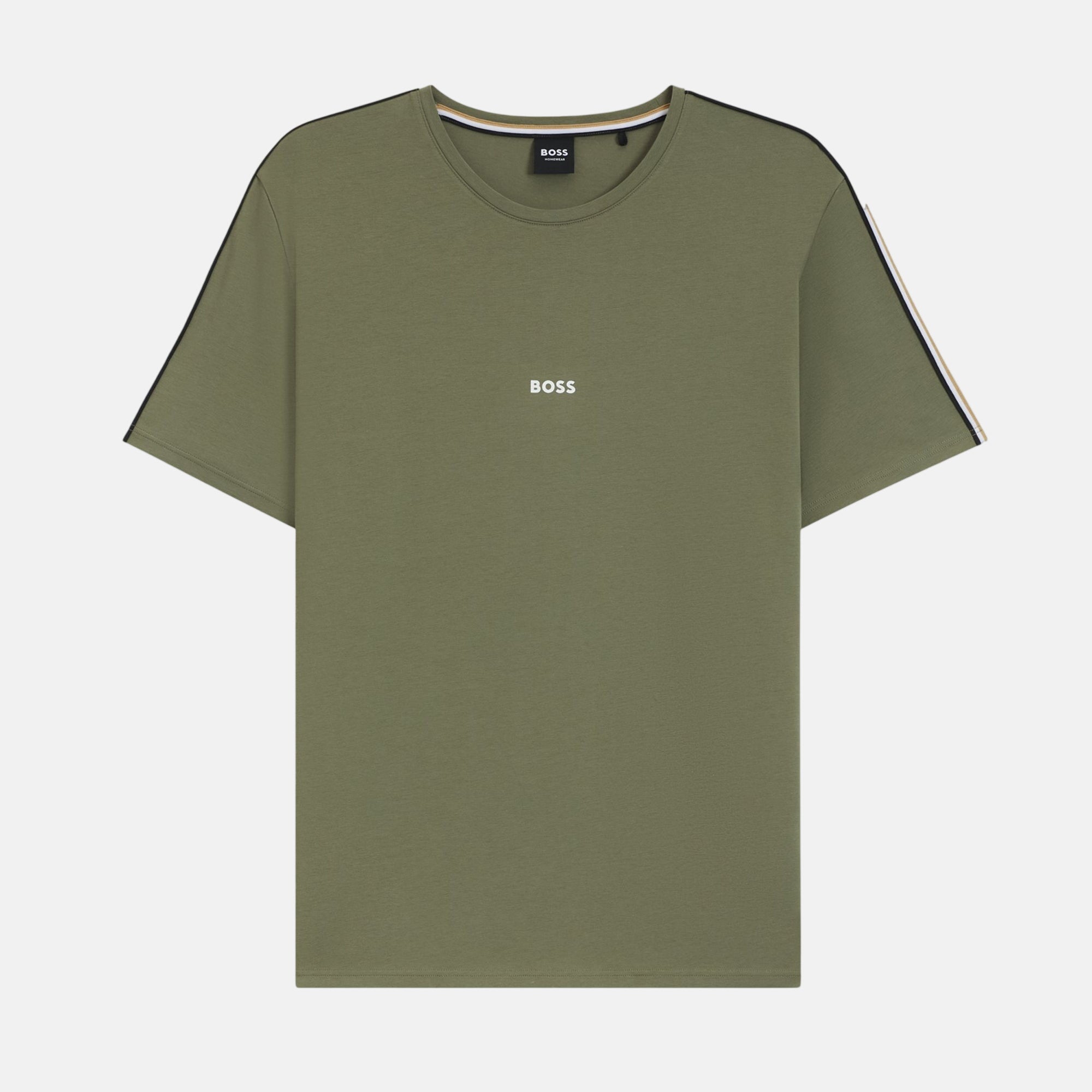 BOSS Mens Lightweight Unique T-Shirt Green – SPR345-S | Studio DOS by Designer Outlet Sales