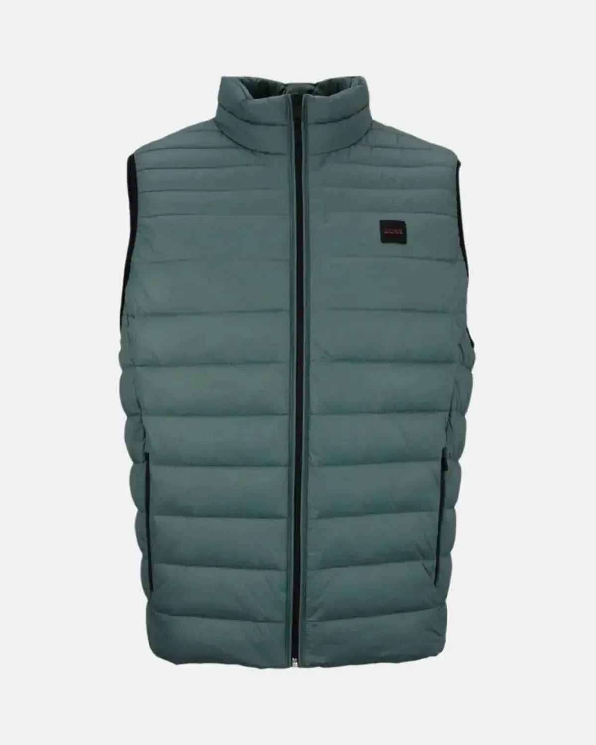 BOSS MENS ODEN SLIM FIT PACKABLE GILET OPEN GREEN – HUGO-BOSS-50549243-369-46 | Studio DOS by Designer Outlet Sales