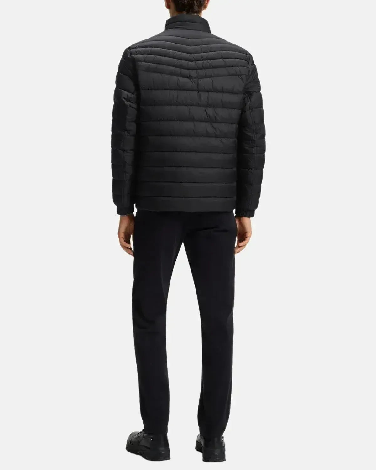 BOSS MENS ODEN2 SLIM FIT PACKABLE PUFFER JACKET BLACK – HUGO-BOSS-50549252-001-46 | Studio DOS by Designer Outlet Sales