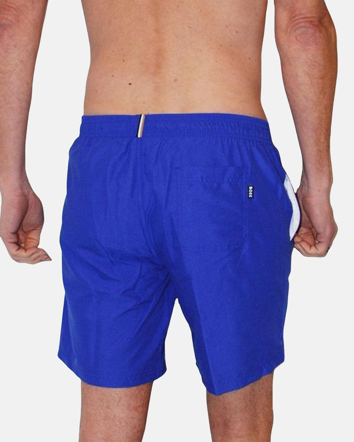 BOSS MENS ORCA SWIM SHORTS BLUE-Designer Outlet Sales