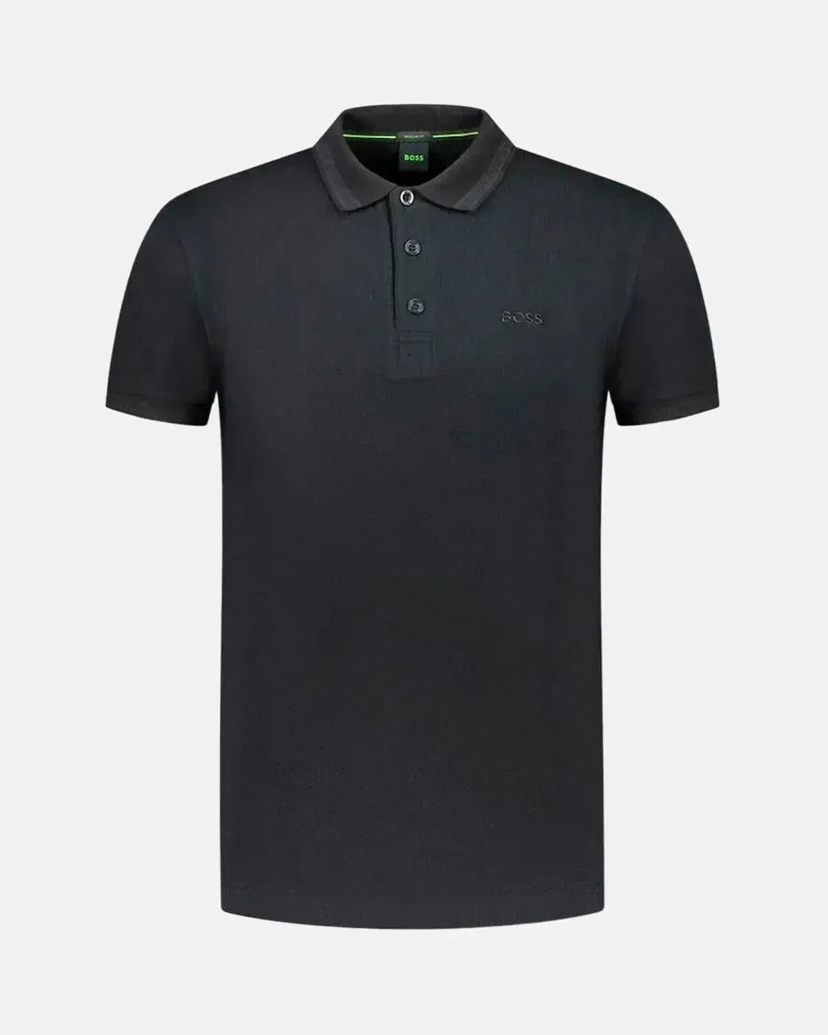 BOSS MENS PADDY POLO SHIRT BLACK TONAL – HUGO-BOSS-50469055-009-M | Studio DOS by Designer Outlet Sales