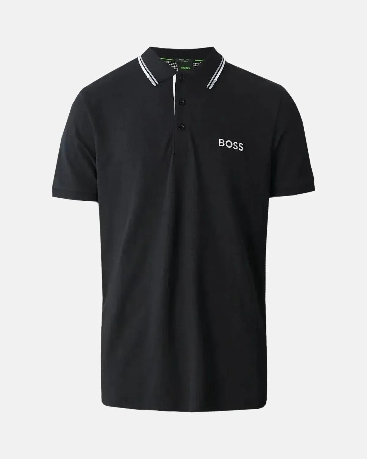 BOSS MENS PADDY PRO POLO SHIRT DARK BLUE GREY – HUGO-BOSS-50469102-401-S | Studio DOS by Designer Outlet Sales