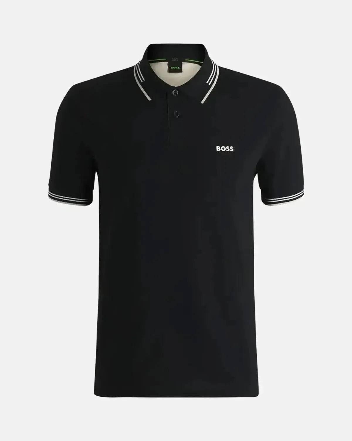 BOSS MENS PAUL SLIM FIT POLO SHIRT BLACK – HUGO-BOSS-50506193-007-M | Studio DOS by Designer Outlet Sales