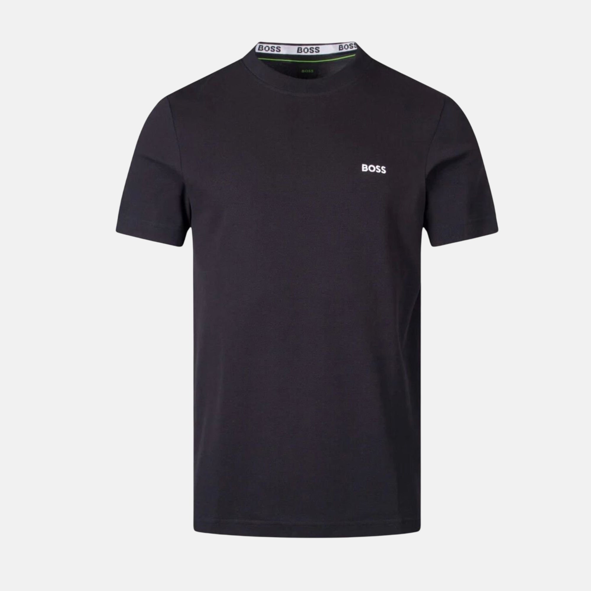 BOSS Mens Pique Taddy T-Shirt Dark Blue – SPR288-M | Studio DOS by Designer Outlet Sales