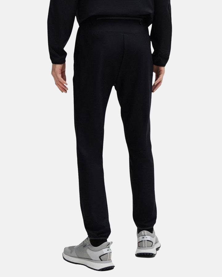 BOSS MENS QUICK DRY TRACKSUIT BOTTOMS BLACK-Designer Outlet Sales