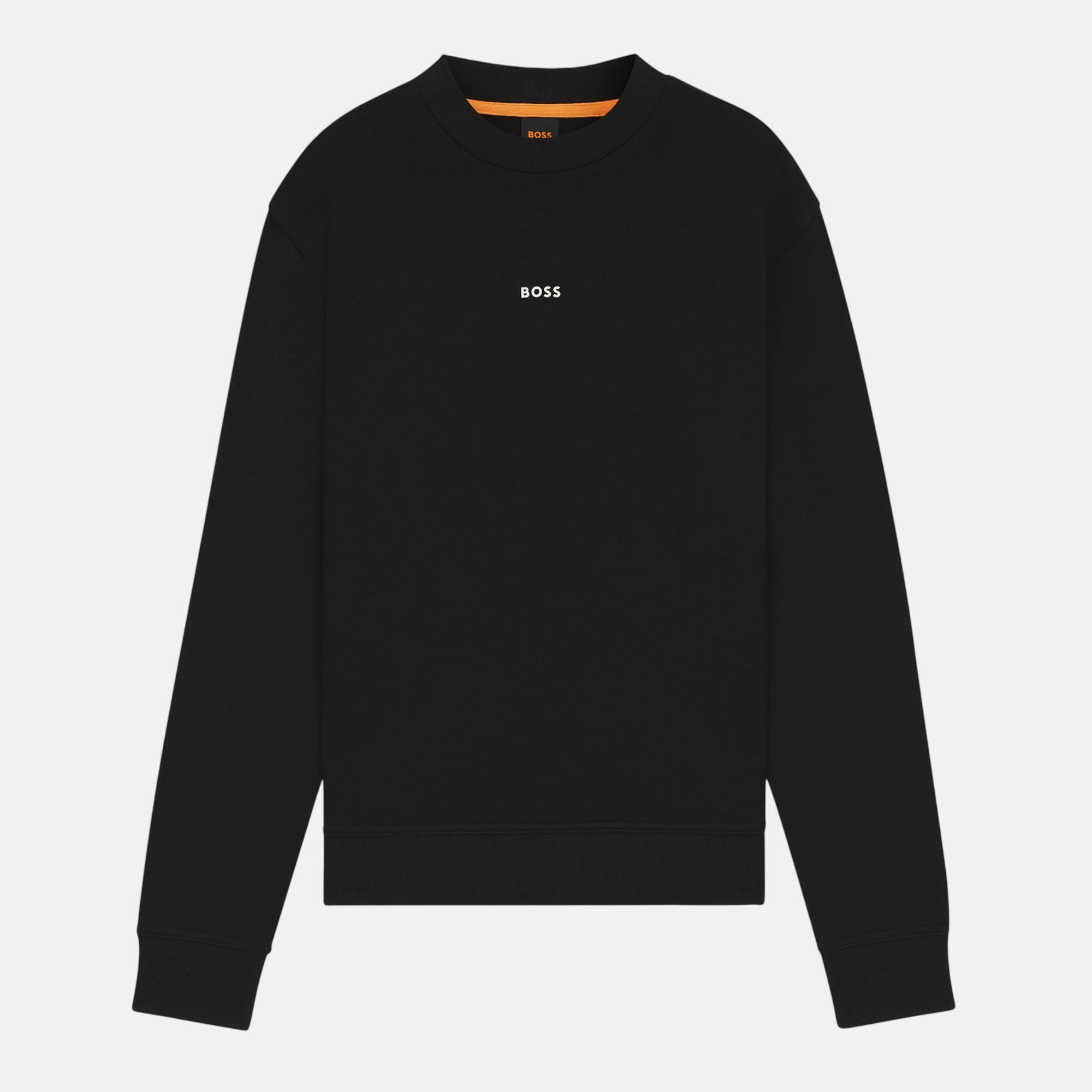 BOSS Mens Relaxed Fit WeSmallcrew Sweatshirt Black – SPR308-S | Studio DOS by Designer Outlet Sales