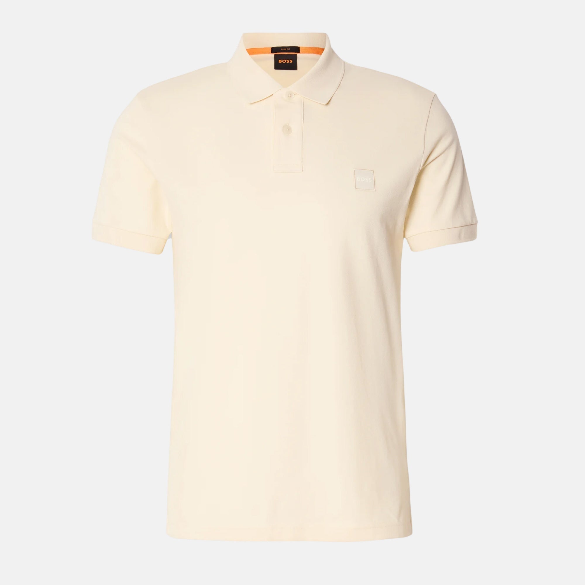BOSS Mens Slim Fit Passenger Polo Shirt Open Yellow – SPR294-M | Studio DOS by Designer Outlet Sales