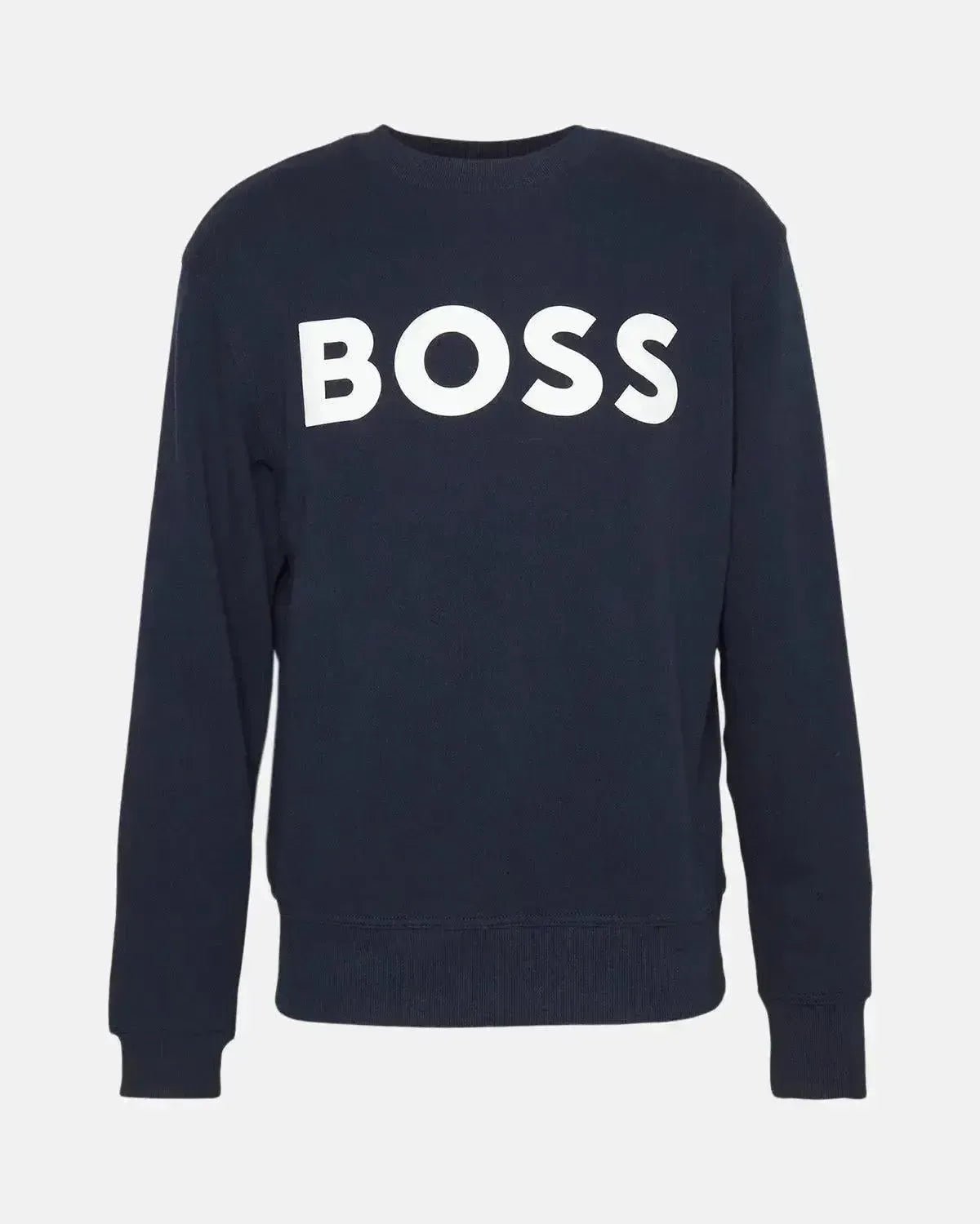 BOSS MENS WEBASIC LOGO SWEATSHIRT DARK BLUE – BOSS MENS WEBASIC LOGO SWEATSHIRT DARK BLUE-50487133-404-S | Studio DOS by Designer Outlet Sales