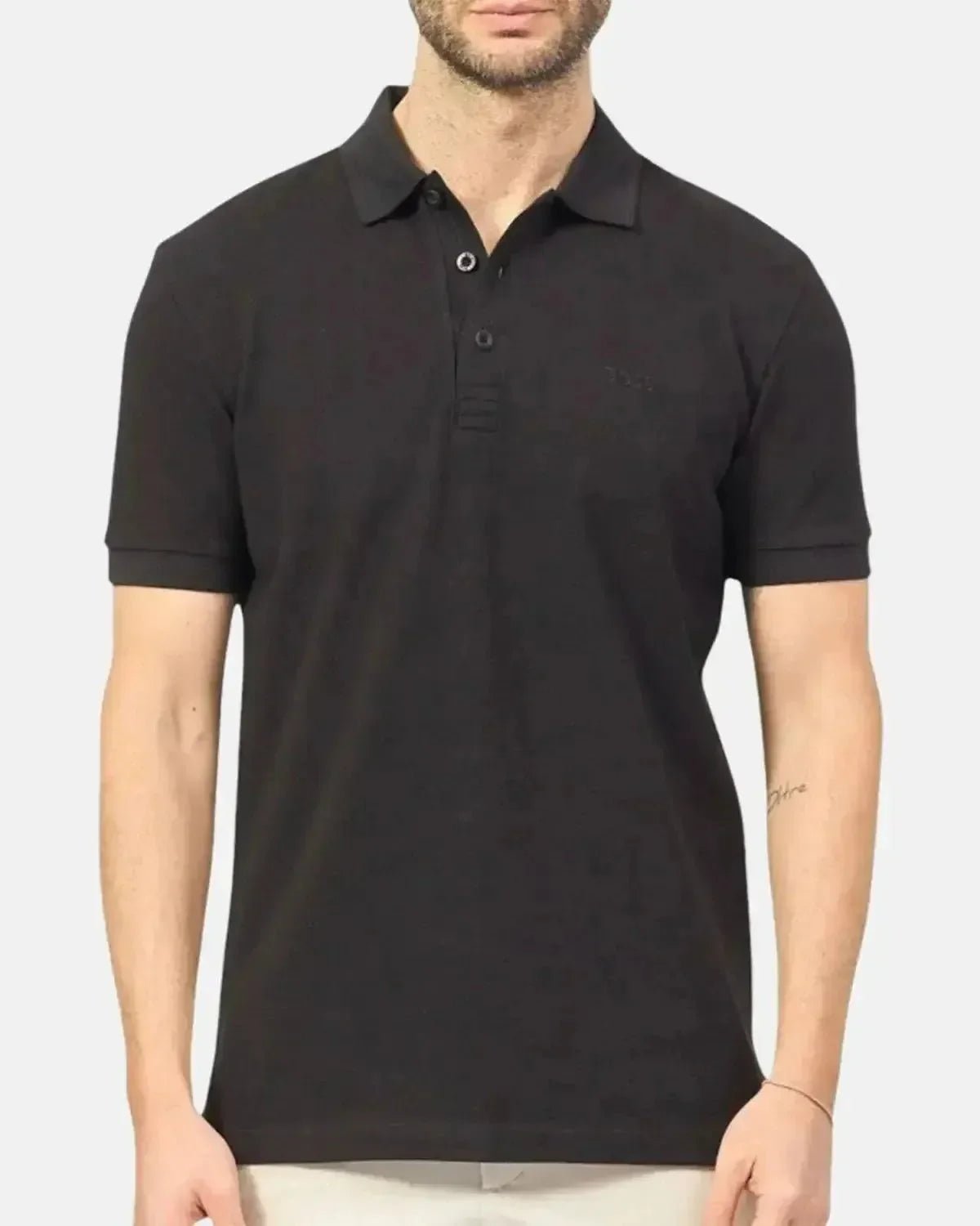 BOSS PADDY POLO SHIRT BLACK TONAL – BOSS-50469055-009-S | Studio DOS by Designer Outlet Sales