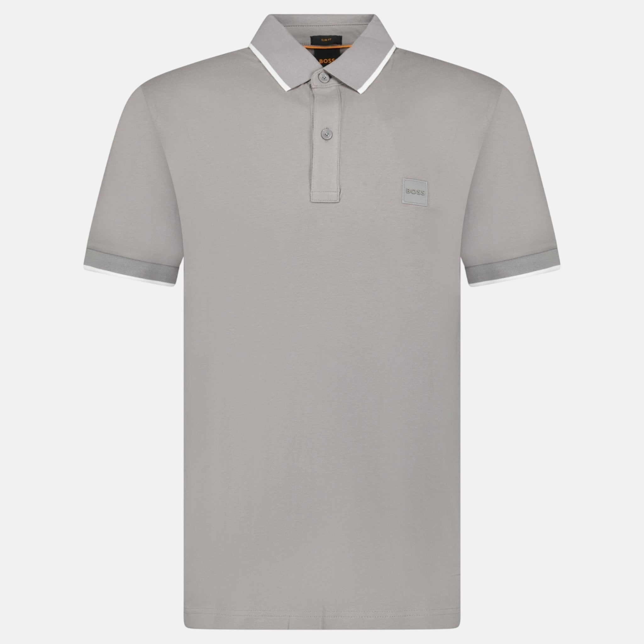BOSS Passertip Polo Shirt Grey – sku-55535518024061 | Studio DOS by Designer Outlet Sales