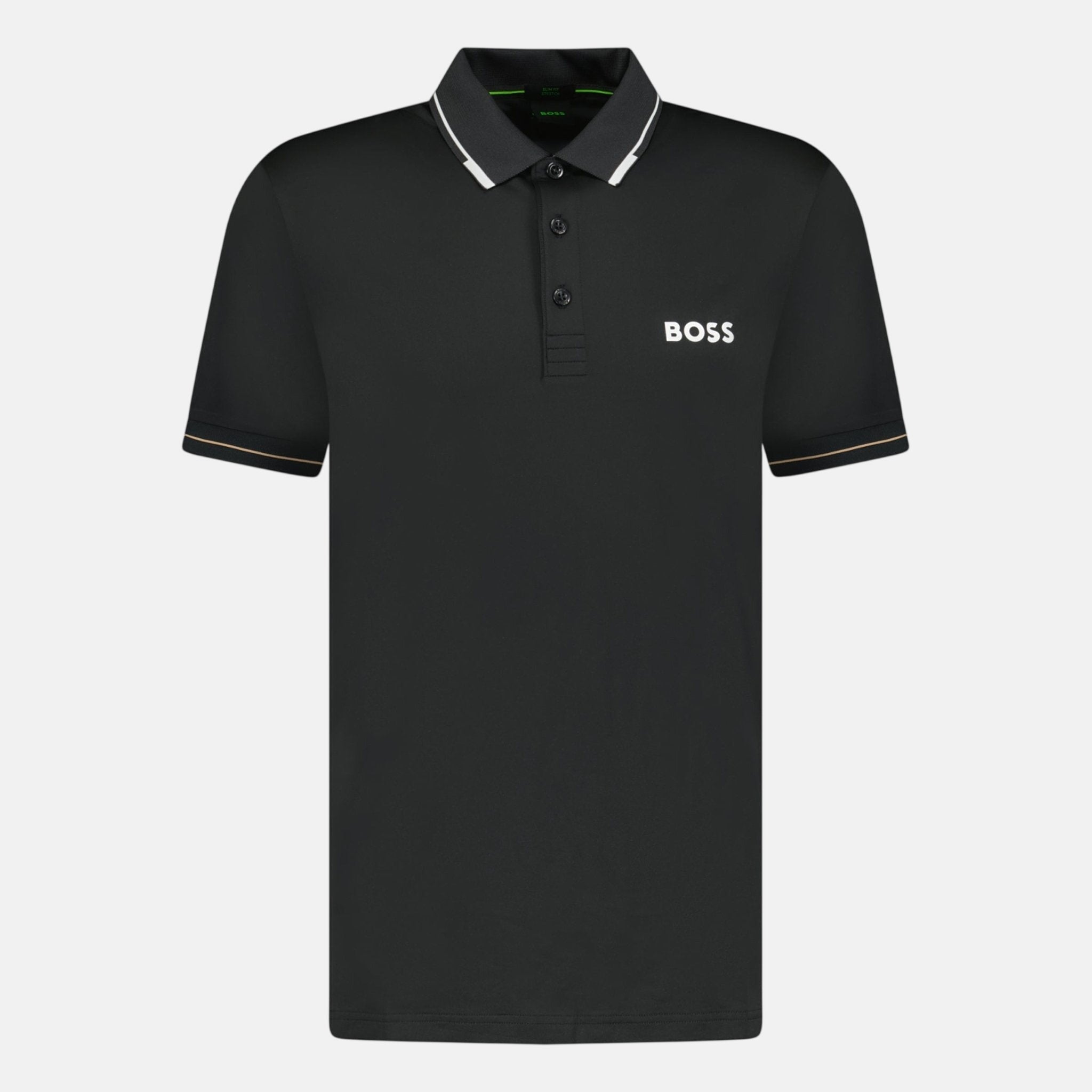 BOSS Paul Pro Polo Shirt Black – B18 | Studio DOS by Designer Outlet Sales