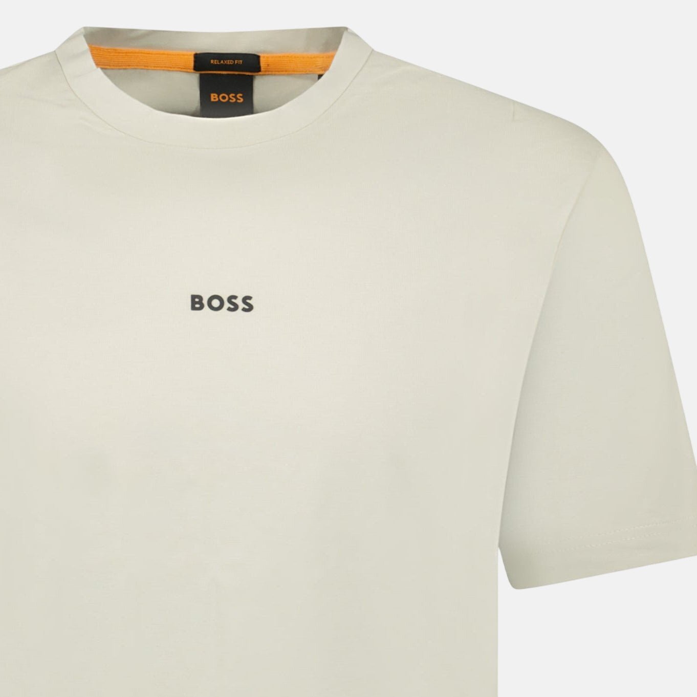 BOSS Relaxed - Fit Stretch Cotton T-Shirt Beige – sku-55536264216957 | Studio DOS by Designer Outlet Sales
