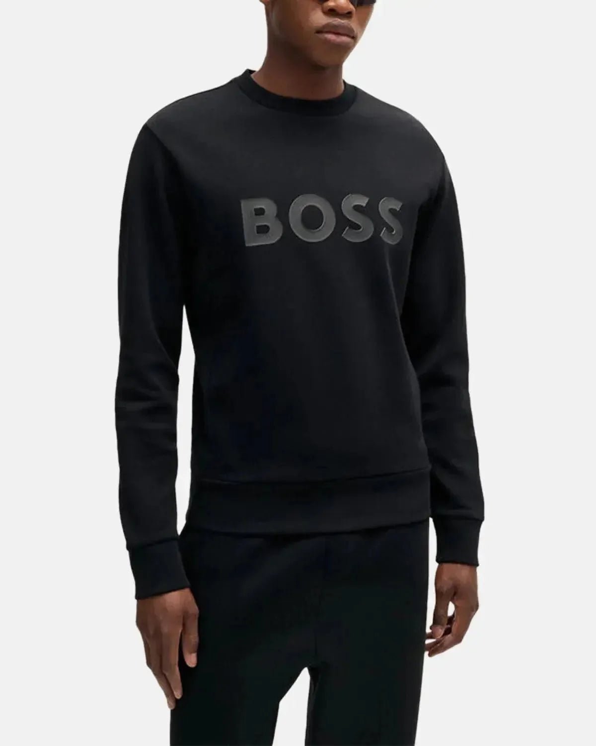BOSS SALBO SANDWICH LOGO SWEATSHIRT BLACK – HUGO-BOSS-50506119-001-S | Studio DOS by Designer Outlet Sales