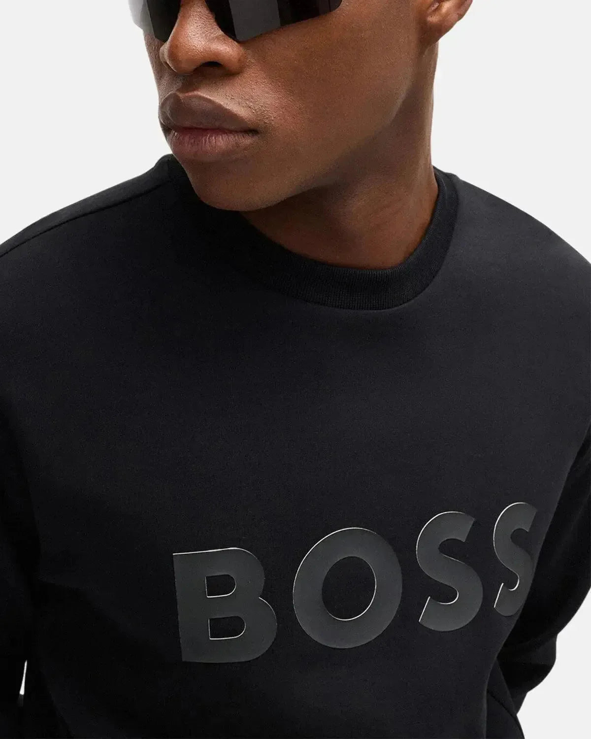BOSS SALBO SANDWICH LOGO SWEATSHIRT BLACK – HUGO-BOSS-50506119-001-S | Studio DOS by Designer Outlet Sales