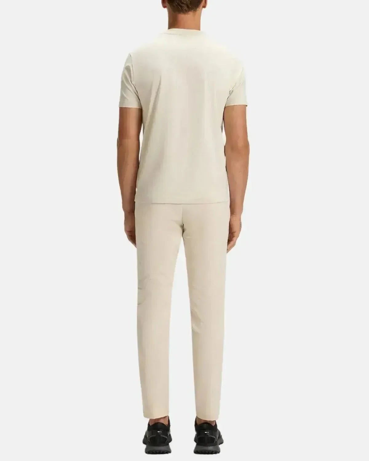 BOSS STRETCH COTTON LOGO T - SHIRT NATURAL – BOSS-50506373-131-S | Studio DOS by Designer Outlet Sales