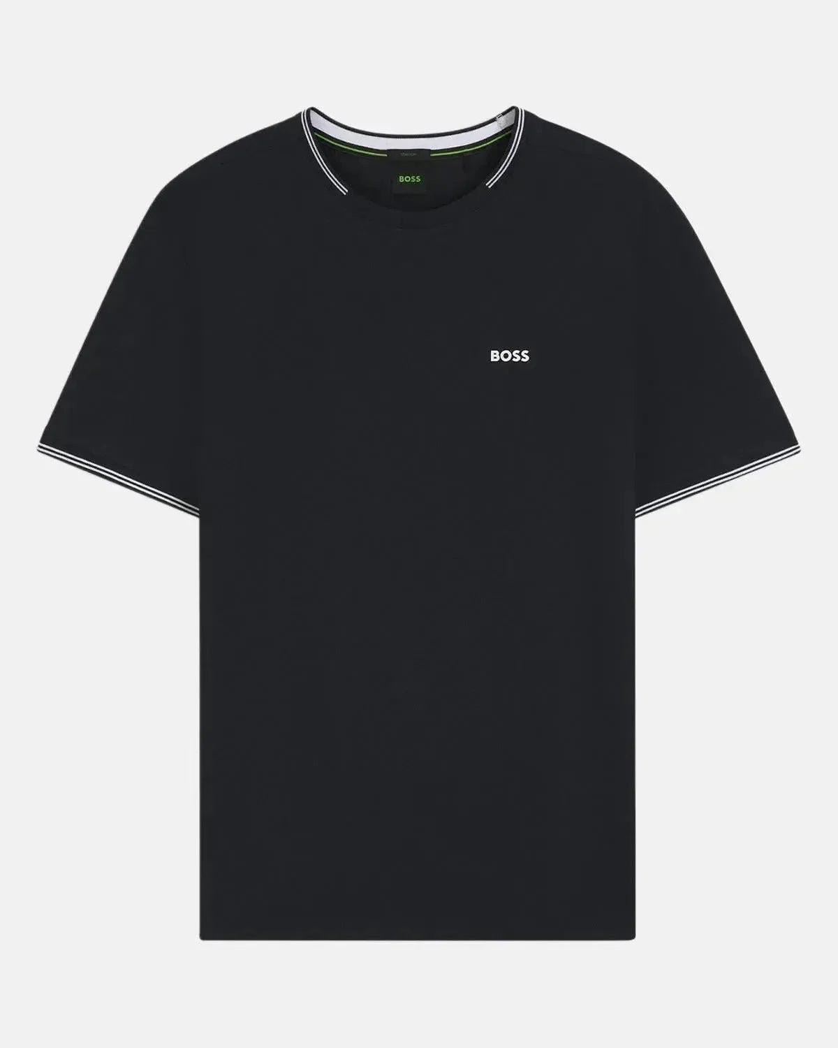 BOSS TAUL STRETCH COTTON TIPPED T - SHIRT DARK BLUE – HUGO-BOSS-50521245-402-S | Studio DOS by Designer Outlet Sales