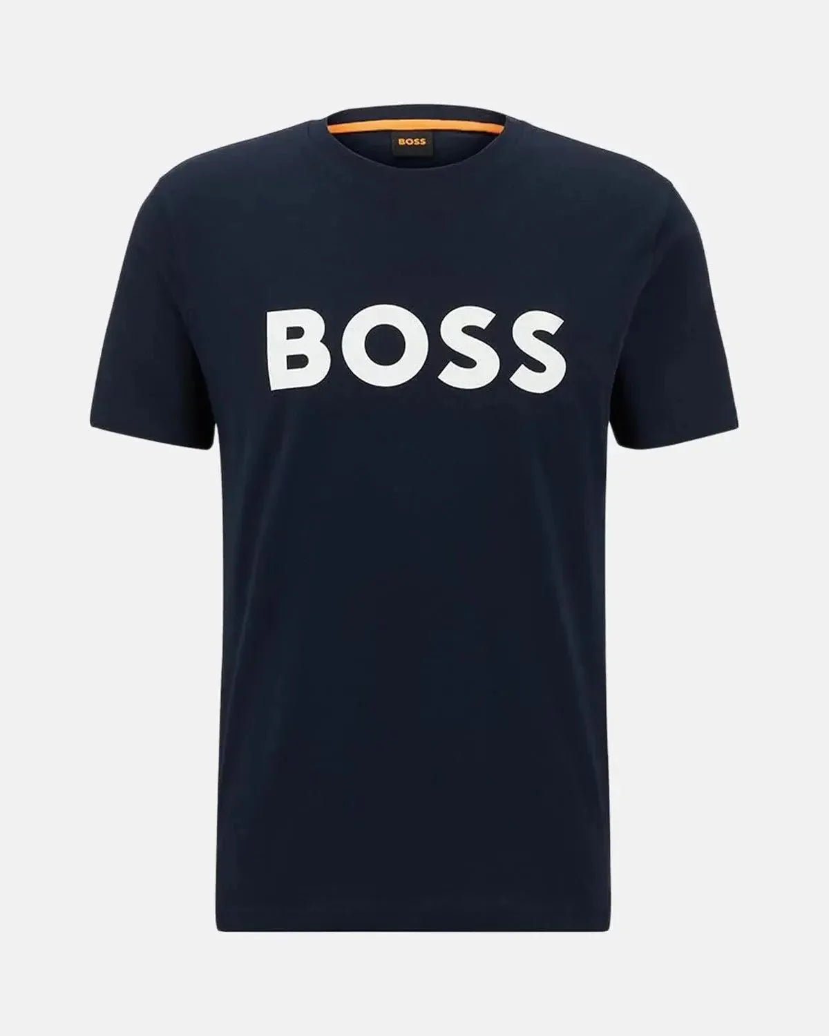 BOSS THINKING 1 RUBBER PRINT LOGO T - SHIRT DARK BLUE – BOSS-50481923-404-S | Studio DOS by Designer Outlet Sales