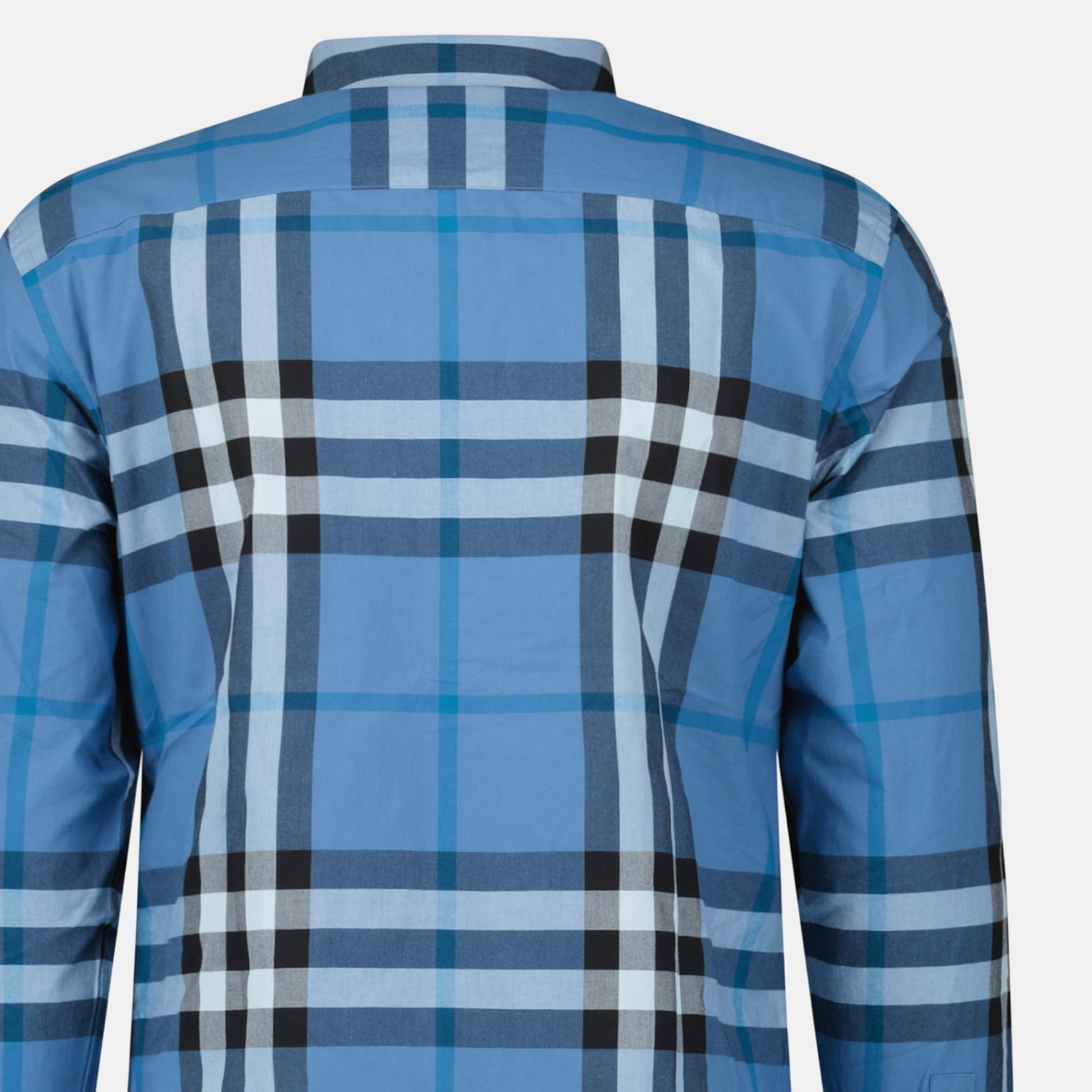 Burberry 'Claverdon' Check Shirt Blue Jade – F39 | Studio DOS by Designer Outlet Sales