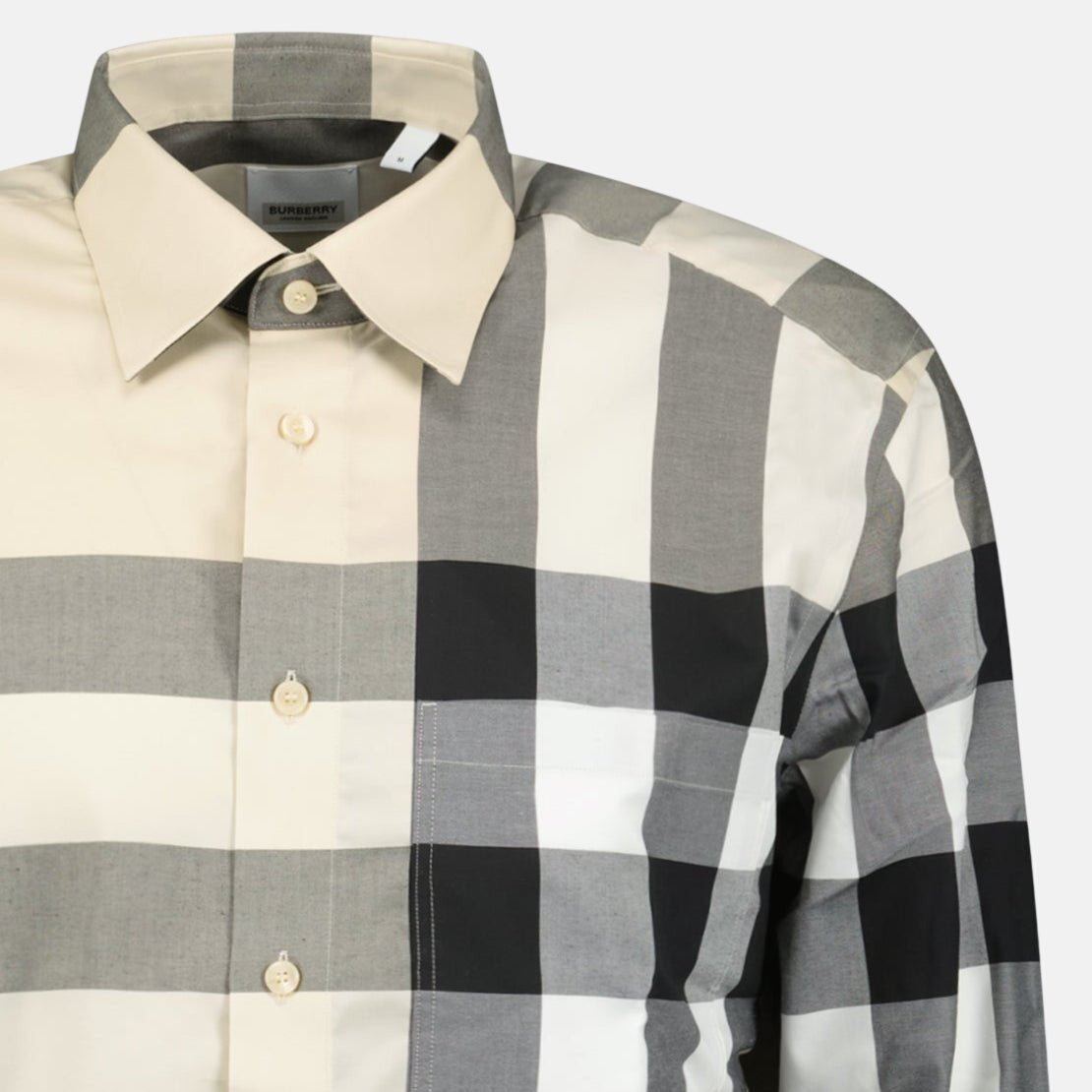 Burberry 'Claverdon' Check Shirt Modern Beige – F11 | Studio DOS by Designer Outlet Sales