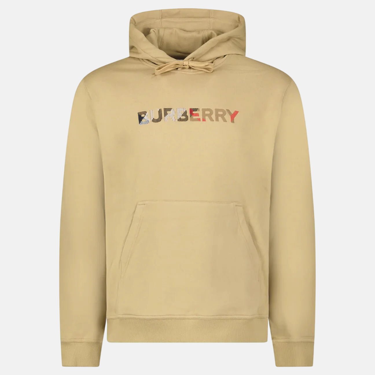 Burberry ‘Farley’ Logo Embroidered Hoodie Archive Beige – G35 | Studio DOS by Designer Outlet Sales