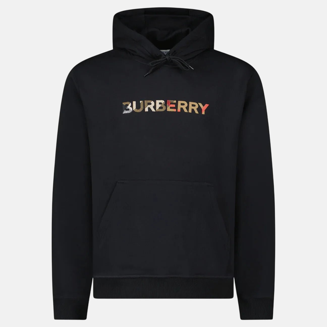 Burberry ‘Farley’ Logo Embroidered Hoodie Black – G36 | Studio DOS by Designer Outlet Sales