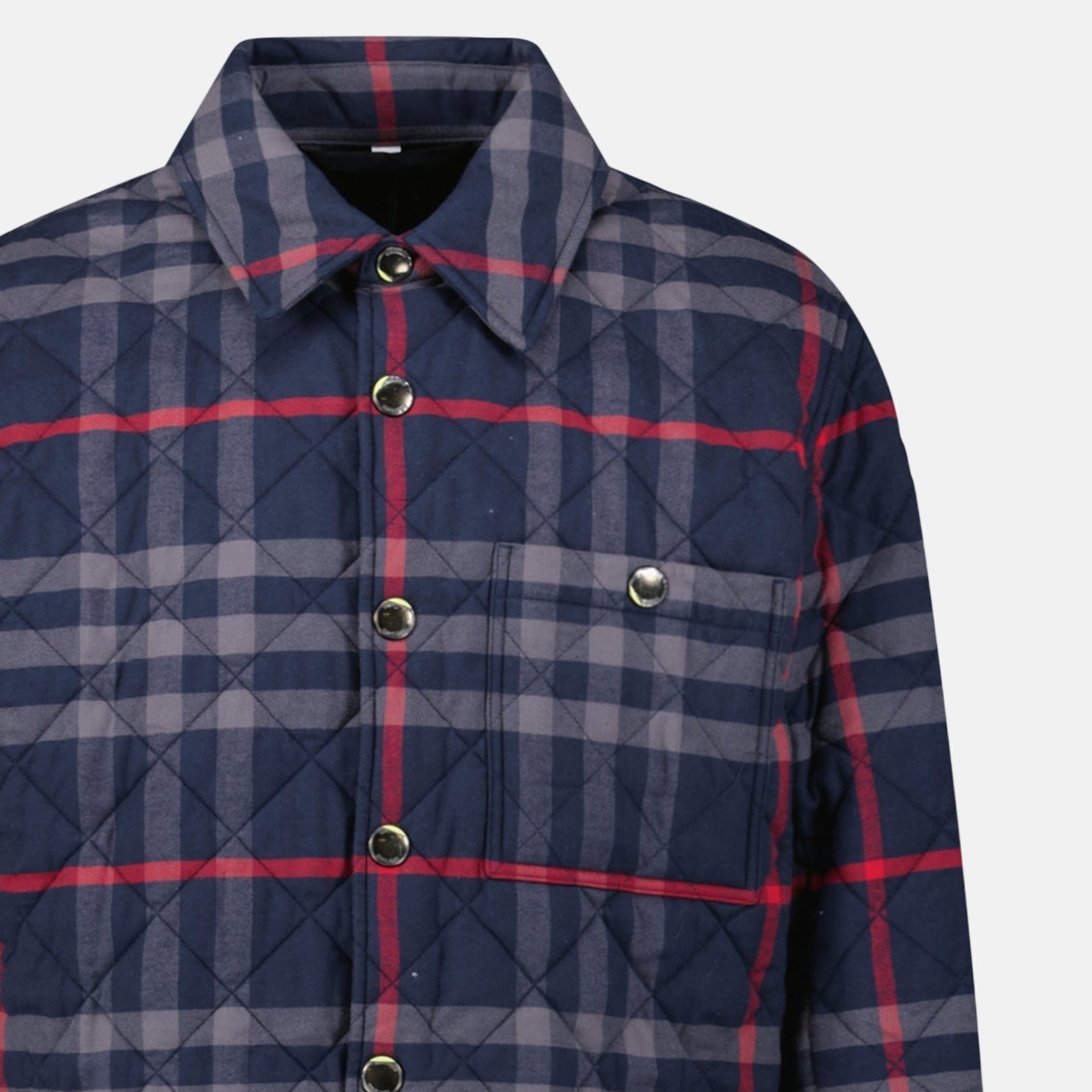 Burberry 'Forres' Diamond Quilted Jacket Navy – sku-57062101614973 | Studio DOS by Designer Outlet Sales