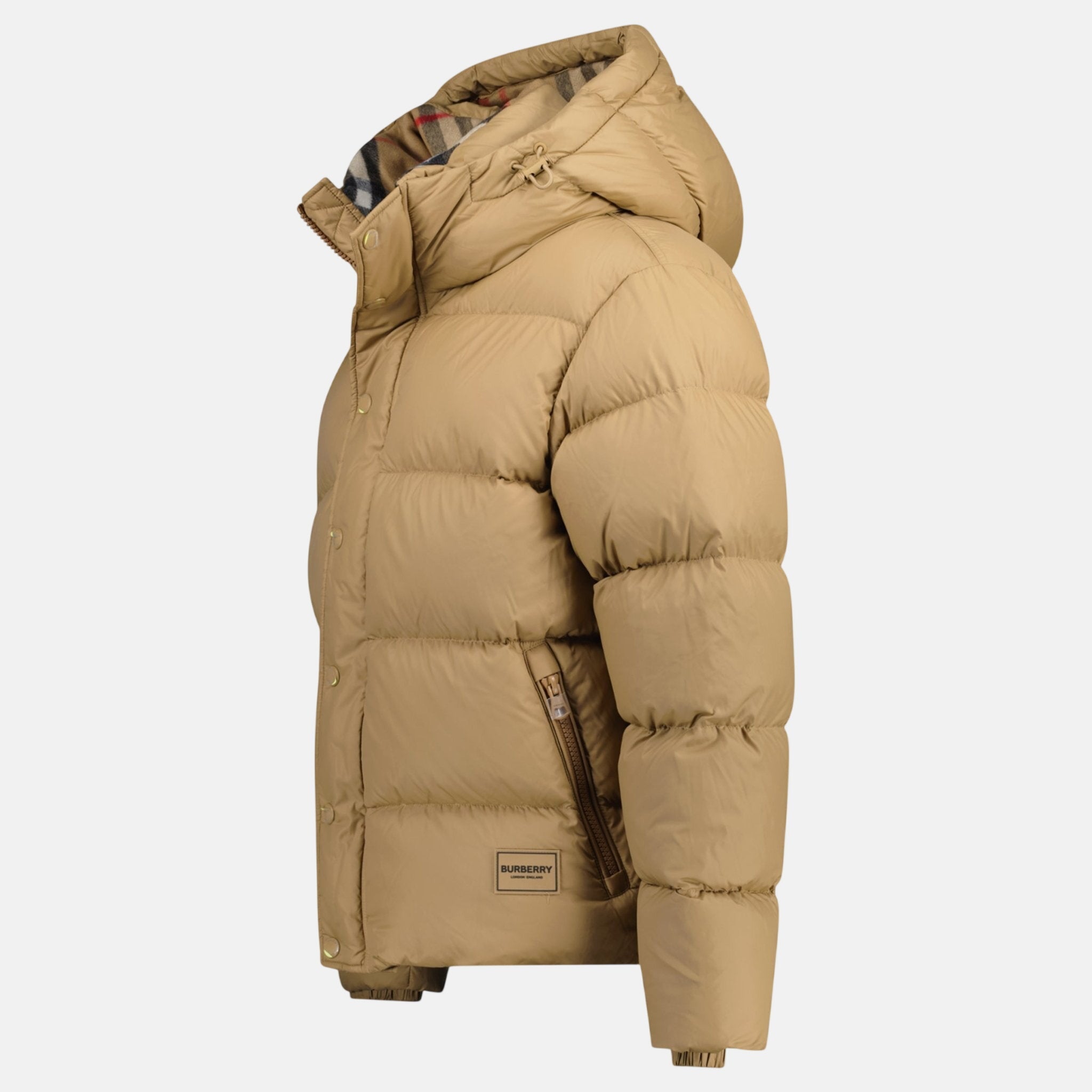 Burberry Halsby Down Puffer Jacket Beige – 1st Floor Rail | Studio DOS by Designer Outlet Sales