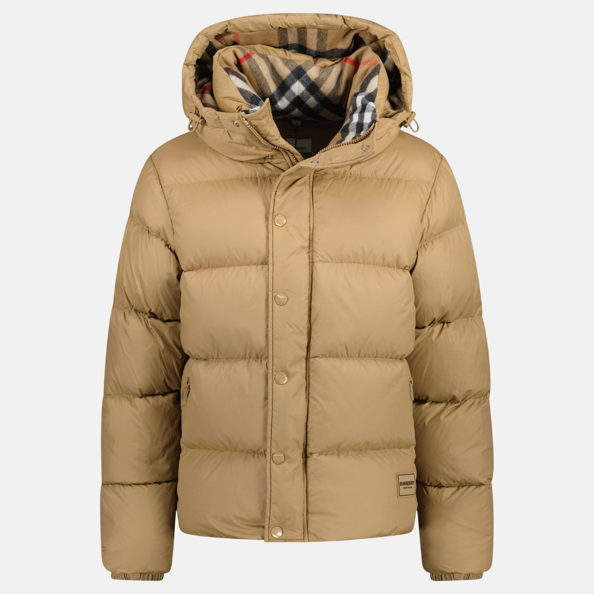 Burberry Halsby Down Puffer Jacket Beige – 1st Floor Rail | Studio DOS by Designer Outlet Sales