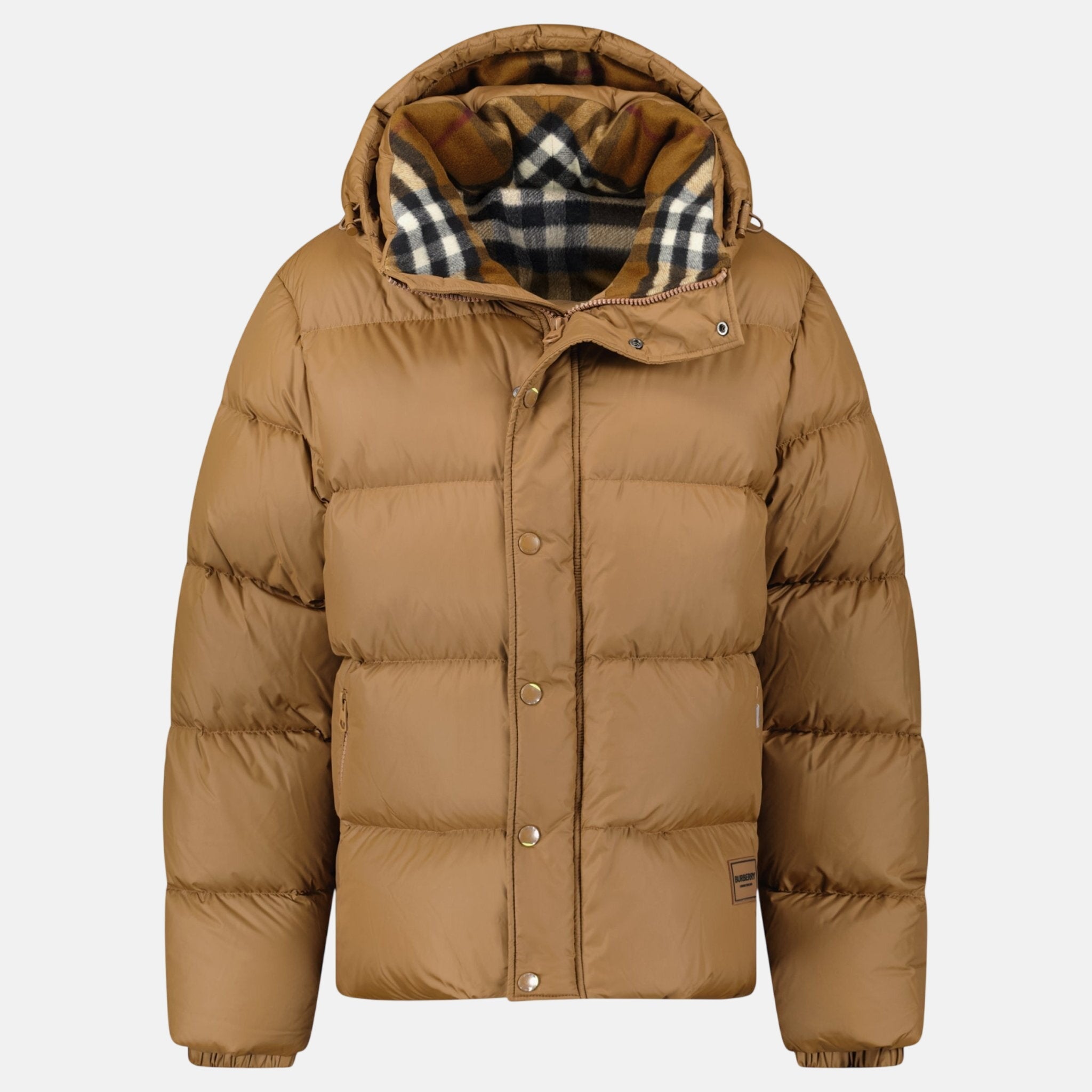 Burberry Halsby Puffer Down Jacket Brown – sku-57471149506941 | Studio DOS by Designer Outlet Sales