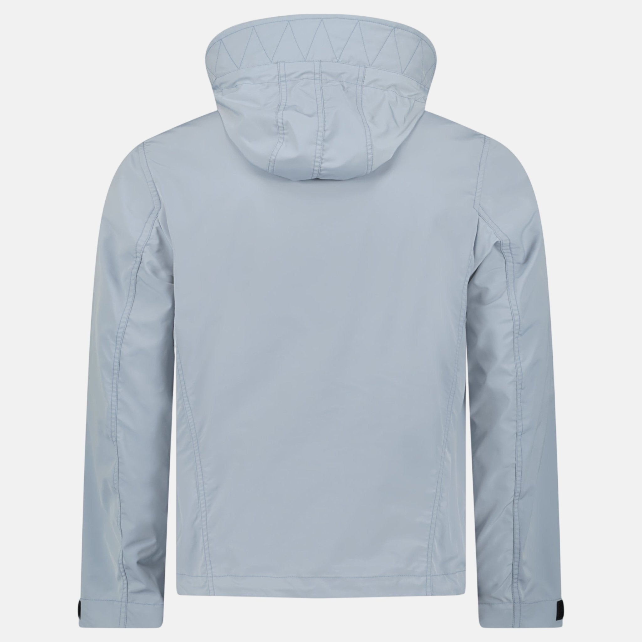 Burberry 'Hargrave' Zip - Up Logo Hooded Rain Jacket Gale Grey – sku-57793603273085 | Studio DOS by Designer Outlet Sales