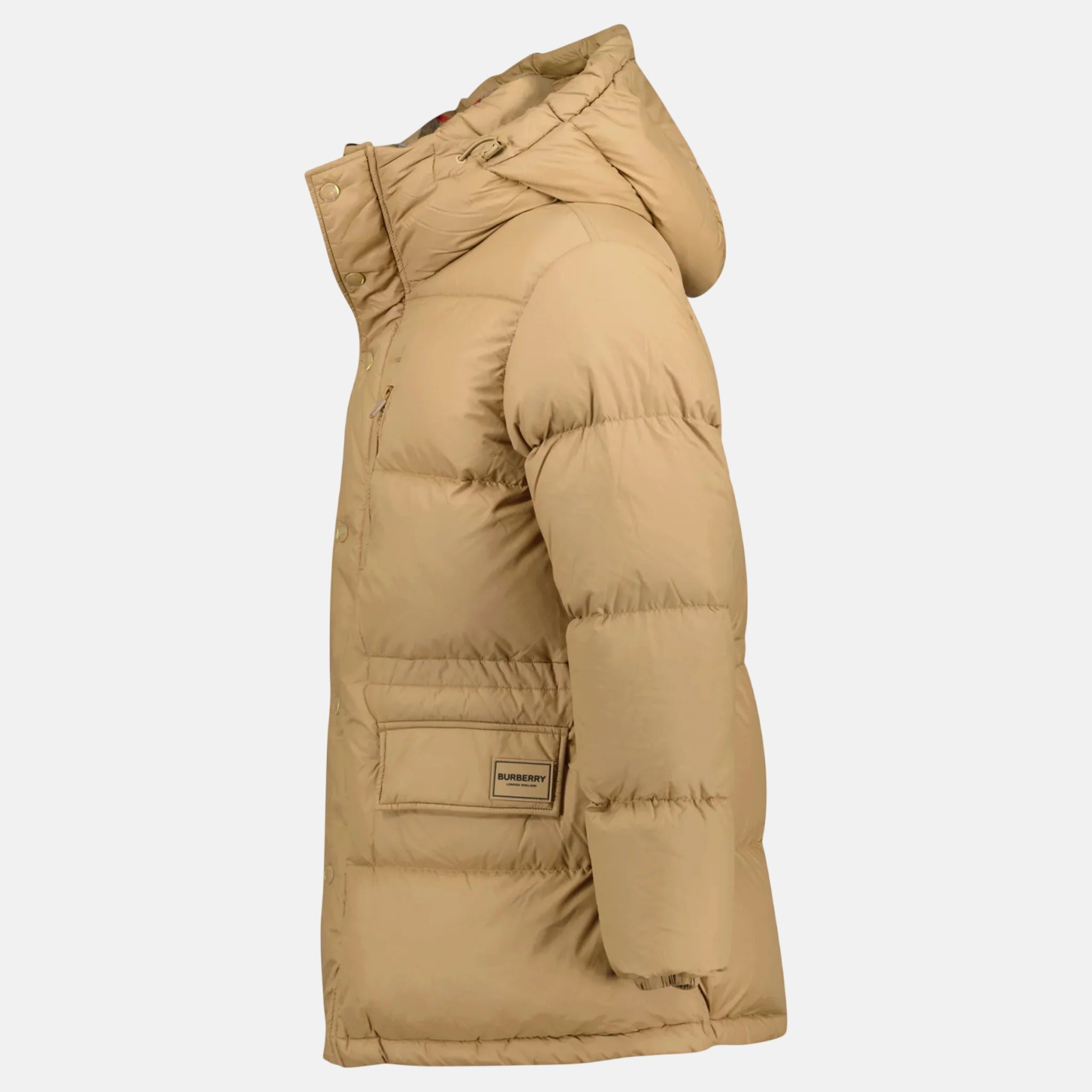 Burberry Haworth Mid Length Down Puffer Jacket Beige – sku-57164575474045 | Studio DOS by Designer Outlet Sales