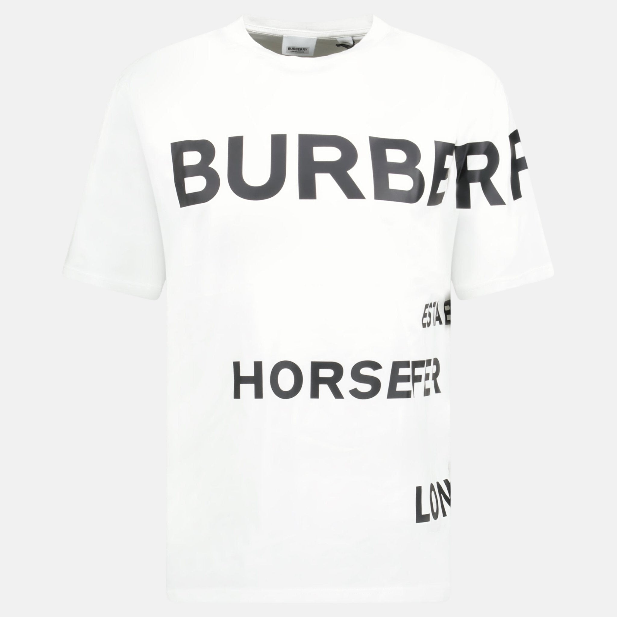 Burberry Horseferry Cotton T-Shirt White – A70 | Studio DOS by Designer Outlet Sales