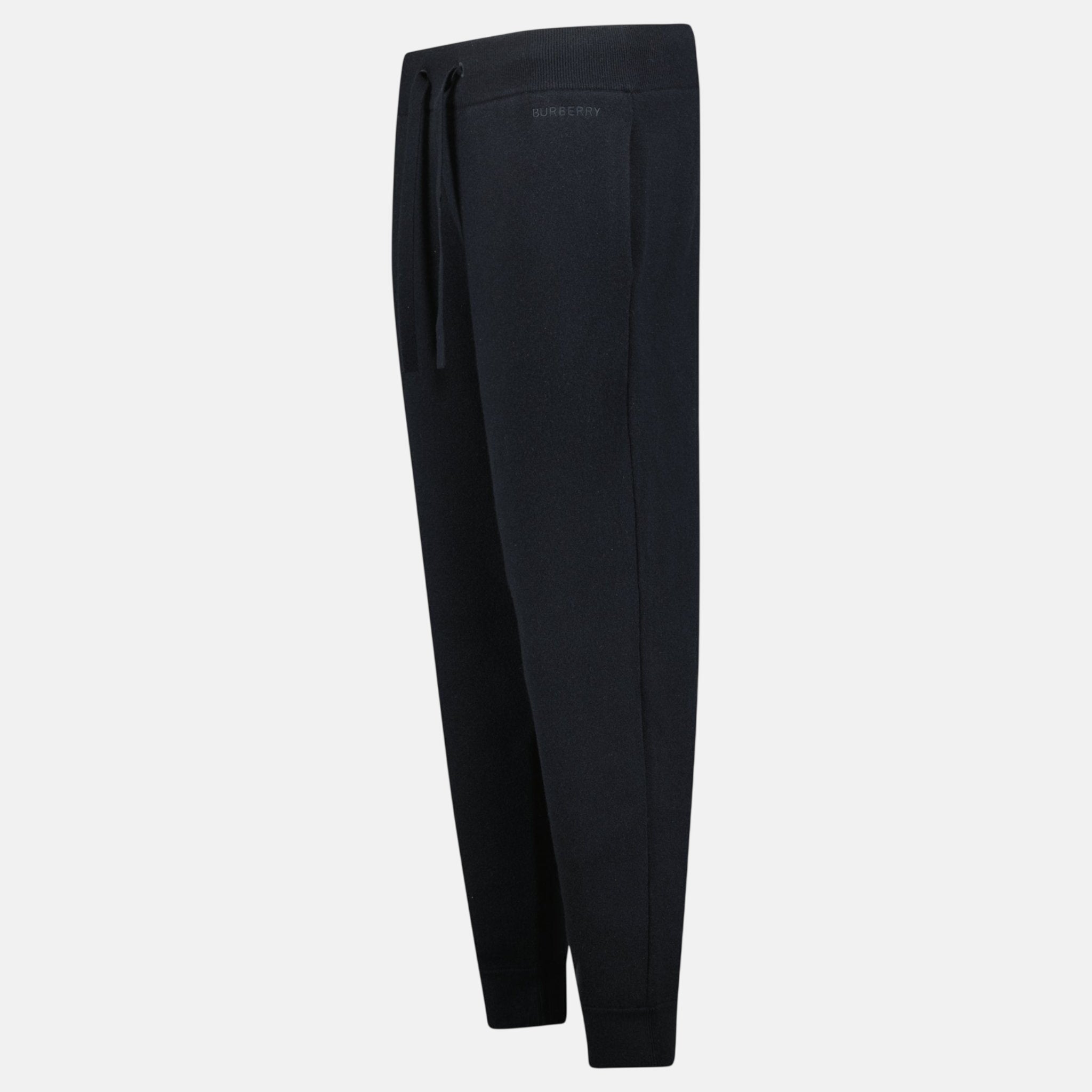 Burberry 'Hunton' Knitted Cuffed Cashmere Sweatpants Black – O2 | Studio DOS by Designer Outlet Sales