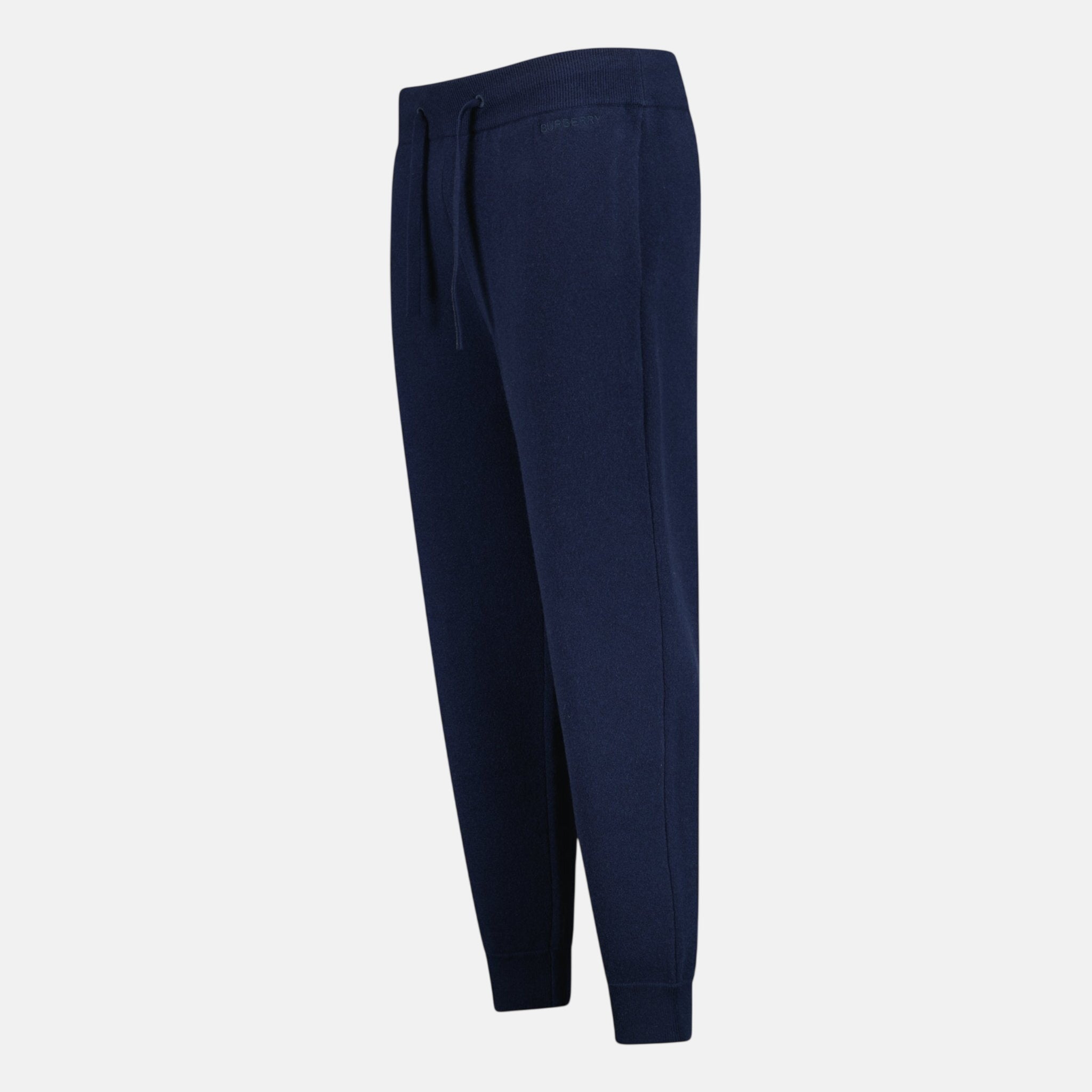 Burberry 'Hunton' Knitted Cuffed Cashmere Sweatpants Navy – O2 | Studio DOS by Designer Outlet Sales