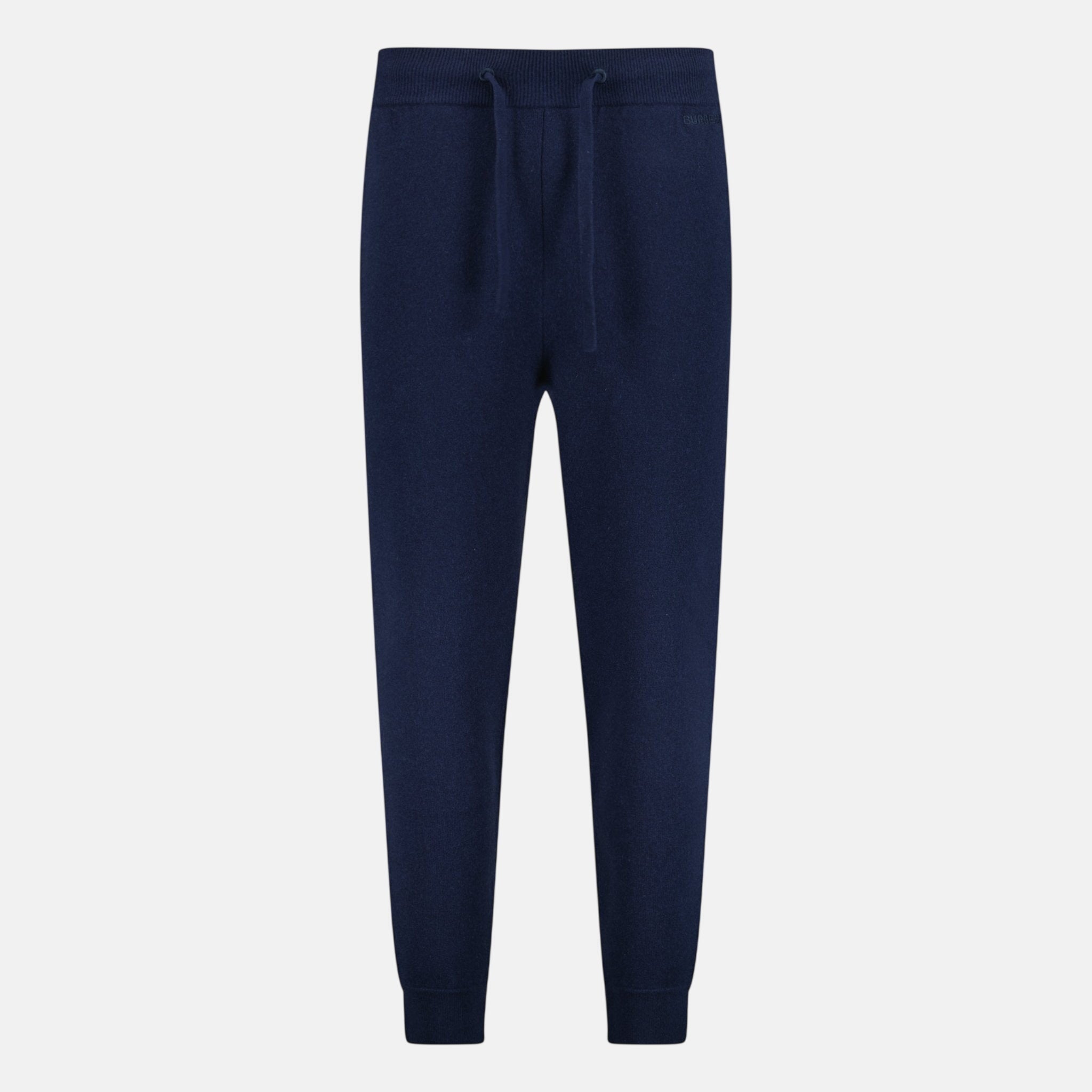Burberry 'Hunton' Knitted Cuffed Cashmere Sweatpants Navy – O2 | Studio DOS by Designer Outlet Sales