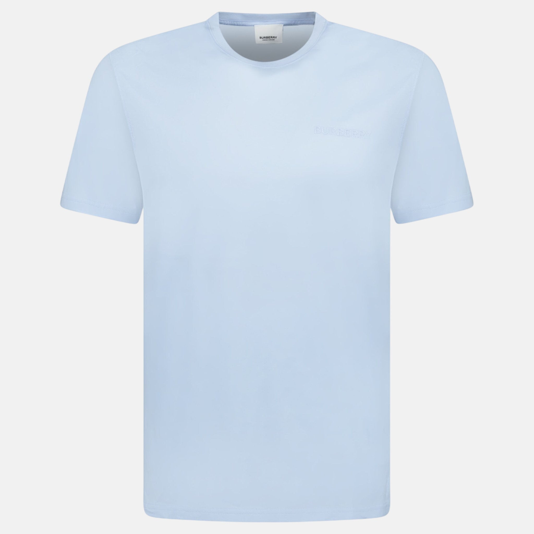 Burberry 'Jenson' Crew Neck Logo T-Shirt Light Blue – C78 | Studio DOS by Designer Outlet Sales